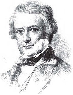 Drawing of Charles Fox Bunbury