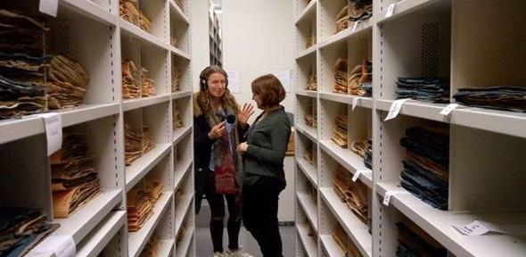 Radio interview in the Herbarium